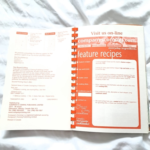 Companys coming Year-Round GrillingBook by Jean Paré - Picture 6 of 9